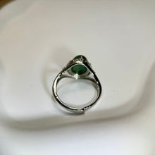 Load image into Gallery viewer, Zoisite Adjustable Ring 红绿宝黝帘石镶嵌活口戒指
