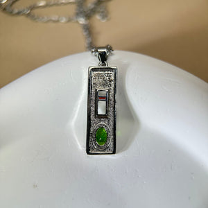 Chrome Diopside Pendant 透辉石镶嵌吊坠