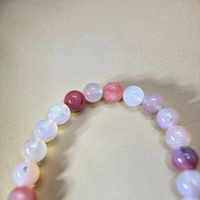 将图片加载到图库查看器，White Agate Carnelian Rabbit Beads Bracelet 白玛瑙粉色盐源玛瑙兔子手串
