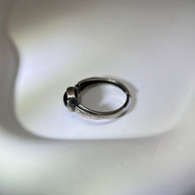 将图片加载到图库查看器，Hypersthene Adjustable Ring 金运石镶嵌活口戒指
