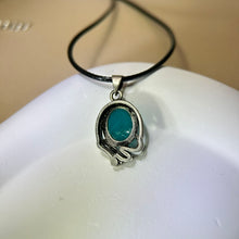 Load image into Gallery viewer, Amazonite Pendant Necklace 天河石镶嵌吊坠项链
