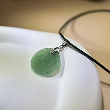 Load image into Gallery viewer, Green Strawberry Quartz Pendant Necklace 绿色草莓晶吊坠项链
