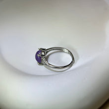 Load image into Gallery viewer, Charoite Adjustable Ring 紫龙晶镶嵌活口戒指
