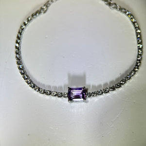 Amethyst Bracelet 紫水晶镶嵌手链