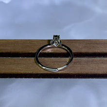 Load image into Gallery viewer, 925 Silver Green Jade Adjustable Ring 苹果绿翡翠银镶嵌活口戒指

