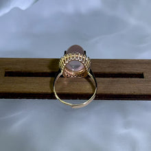 Load image into Gallery viewer, 925 Silver Rose Quartz Adjustable Ring 粉水晶银镶嵌活口戒指
