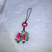 Load image into Gallery viewer, Green Turquoise Charm – Mobile / Keychain / Bag 绿色松石挂饰/手机链/钥匙链/包挂
