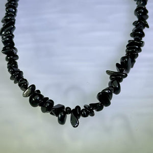 Obsidian Beads Necklace 黑曜石珠链项链
