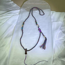 Load image into Gallery viewer, Handmade Blue Cotton Necklace Cord 蓝色棉线手编项链绳
