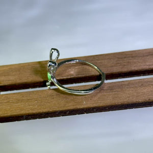 Apple Green Jade Rabbit Adjustable Ring 糯种苹果绿翡翠兔子活口戒指