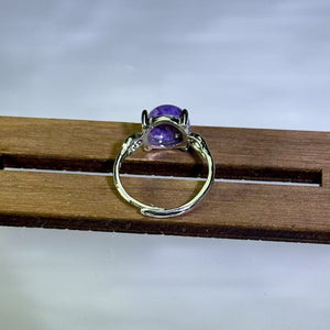 Charoite Adjustable Ring 紫龙晶活口戒指
