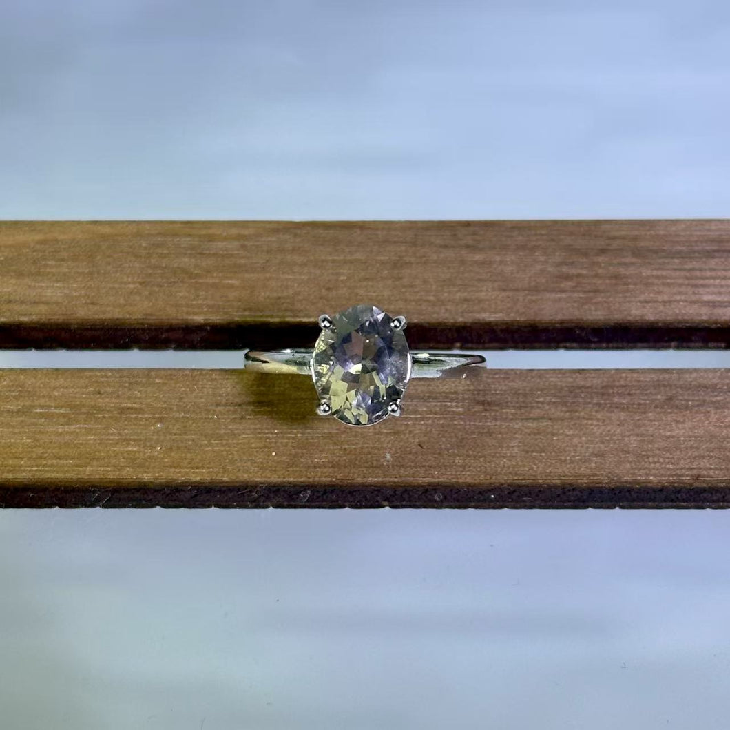 Smoky Quartz Adjustable Ring 烟晶活口戒指