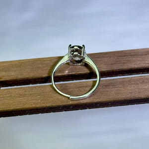 Smoky Quartz Adjustable Ring 烟晶活口戒指