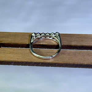 Lapis Lazuli Beaded Adjustable Ring 青金石圆珠活口戒指