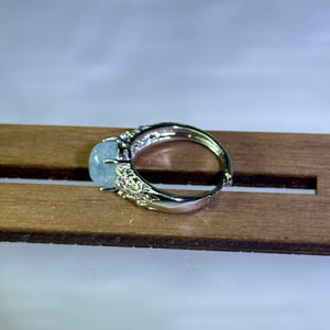 Aquamarine Adjustable Ring 海蓝宝活口戒指