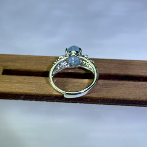 Aquamarine Adjustable Ring 海蓝宝活口戒指