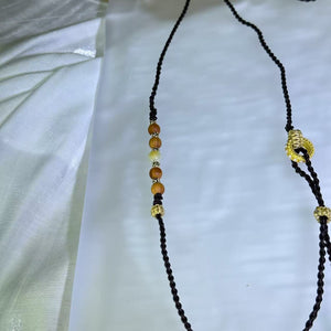 Handmade Chocolate Brown Necklace Cord with White Jadeite Lucky Donut 白色翡翠平安扣深褐色手编项链绳