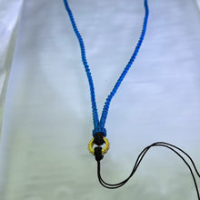 Load image into Gallery viewer, Handmade Teal Blue Necklace Cord 青蓝手编项链绳
