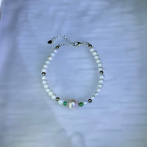 Freshwater Pearl Bead Bracelet 淡水珍珠珠链手链