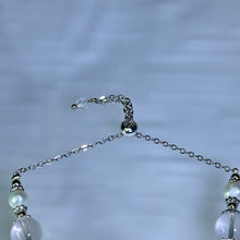 Load image into Gallery viewer, Rose Quartz White Freshwater Pearl Bead Bracelet 粉水晶白色淡水珍珠珠链手链
