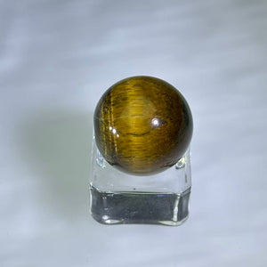 Yellow Tiger's Eye Sphere 黄虎眼石小球