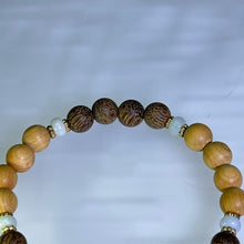 Load image into Gallery viewer, Agarwood &amp; Cliff Cypress Bead Bracelet 沉香木崖柏木手串
