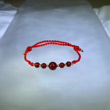 Load image into Gallery viewer, Cinnabar Handwoven Bracelet 朱砂手编手绳
