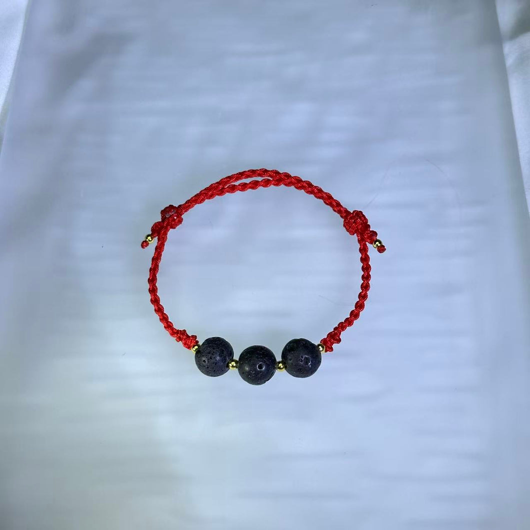 Lava Handwoven Bracelet 火山石手编手链