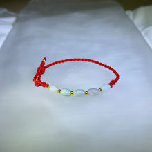 Load image into Gallery viewer, Jade Handwoven Bracelet 翡翠手编手链
