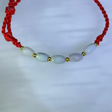 Load image into Gallery viewer, Jade Handwoven Bracelet 翡翠手编手链
