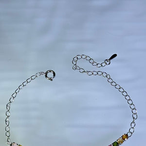Rainbow Tourmaline Bracelet 彩虹碧玺镶嵌手链