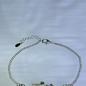 Aquamarine Goldfish Bracelet 海蓝宝镶嵌金鱼手链