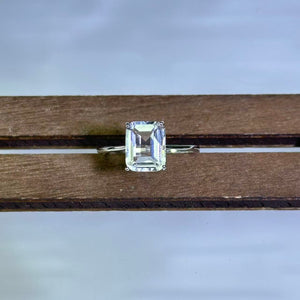 Clear Quartz Adjustable Ring 白水晶镶活口戒指