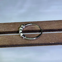 Load image into Gallery viewer, Red Almandine Garnet Adjustable Ring 酒红石榴石镶活口戒指
