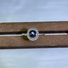 Load image into Gallery viewer, Hypersthene Adjustable Ring 金运石镶活口戒指
