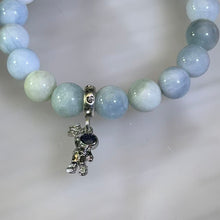 Load image into Gallery viewer, Aquamarine Beaded Bracelet 海蓝宝手串
