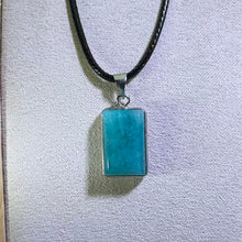 Load image into Gallery viewer, Amazonite Pendant Necklace 天河石吊坠项链
