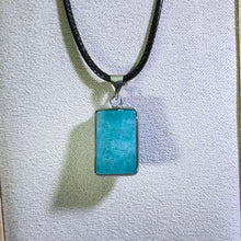 Load image into Gallery viewer, Amazonite Pendant Necklace 天河石吊坠项链
