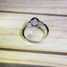 Load image into Gallery viewer, Amethyst Adjustable Ring 紫水晶镶嵌活口戒指
