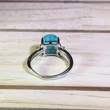 Load image into Gallery viewer, Amazonite Adjustable Ring 天河石镶嵌活口戒指
