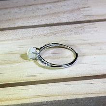 Load image into Gallery viewer, 925 Silver Moonstone Adjustable Ring 月光石银镶嵌活口戒指
