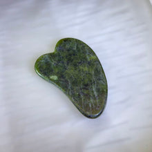 Load image into Gallery viewer, Serpentine Gua Sha Board 蛇纹石刮痧板
