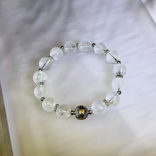 Load image into Gallery viewer, Clear Quartz Beaded Bracelet 白水晶手串
