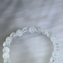 Load image into Gallery viewer, White Phantom Quartz Beaded Bracelet 白幽灵水晶手串

