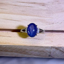 Load image into Gallery viewer, Tanzanite Adjustable Ring 坦桑石镶嵌活口戒指
