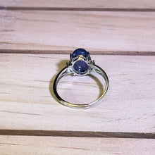 Load image into Gallery viewer, Tanzanite Adjustable Ring 坦桑石镶嵌活口戒指
