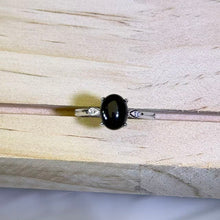 Load image into Gallery viewer, Onyx Adjustable Ring 黑玛瑙镶嵌活口戒指
