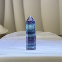 Load image into Gallery viewer, Fluorite Pointed Tower 萤石单尖六棱柱
