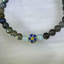Load image into Gallery viewer, Labradorite Beaded Bracelet 拉长石灰月光石手串
