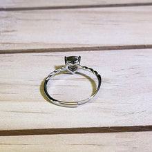 Load image into Gallery viewer, Smoky Quartz Adjustable Silver Ring 茶晶镶嵌活口银戒指
